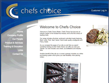 Tablet Screenshot of chefschoice.com.au